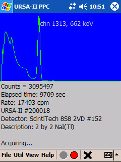 URSA-II MCA Software – Multi-Channel Spectrum Radiation Analyzer Software