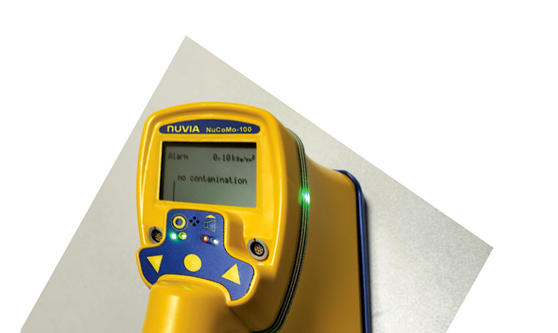 NuCoMo 100 Contamination monitor for high background radiations